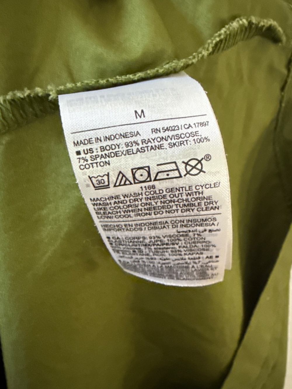 Old Navy Midi Dress Green Mixed Media Sleeveless Racerback - Picture 6 of 7